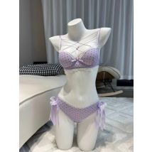 Magisches Push-Up-BH-Set aus französischer Spitze mit herzförmigen Crossover-Trägern – Sexy Bralette-Verstärker, verführerisches Unterwäsche-Ensemble für Frauen