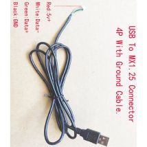 USB TO MX1.25  Cable 4P With Ground Cable 1.2M for MX1.25 Connector For  Board Debug Cable Serial Communication Cable