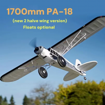 FMSRC RC Airplane Plane 1700MM 1.7M PA-18 J3 Piper Super Cub 4S 5CH PNP Trainer Beginner Model Aircraft