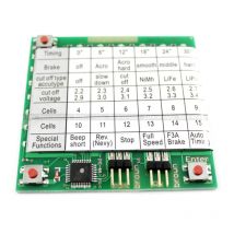 GARTT YPG Hobbyking YEP Power Commissioning Programm Card Setup Card Helicopter Power Commissioning Programming Card for Robot