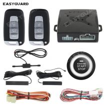 Easyguard Auto Start Stop Button Remote Engine Start PKE Car Alarm Keyless Start System