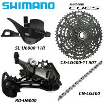 SHIMANO CUES 10S 11S U6000 MTB 1X10/11 Geschwindigkeit Gruppe Shifter Schaltwerk Kette Kassette Cranset Bremse Original Fahrrad Teile
