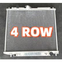 Radiador de aluminio personalizado de 4 filas para Mitsubishi Pajero NJ NK NL 2.8L Turbo diésel AT 1995 1996 1997 1998 1999 1994-2000