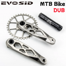 EVOSID Ultralight MTB korba rowerowa 165mm oś DUB 29mm mechanizm korbowy do roweru górskiego 170mm 3-nail prosta instalacja dla Enduro AM