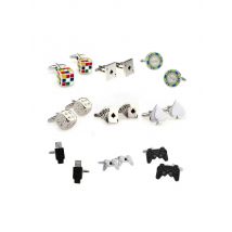 Magic Cube Cards Dice Game Handle USB Cufflink Cuff Link 1 Pair Big Promotion