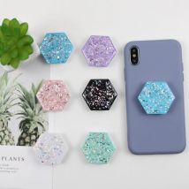 Universal Finger Ring Halter Kunststoff Hexagon Grip Verlängerung Ständer Auto Handy Ring Halter Für iPhone X Unterstützung Stehen buchse