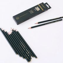12 matite da disegno professionali in grafite 2B, matite per schizzi, matite di piombo nere per schizzi
