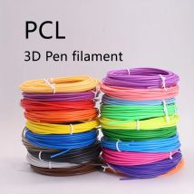 Hochwertige PCL-Filamente, Regenbogenlinie mit 3D-Stift bei niedriger Temperatur, Durchmesser 1,75 mm, Druckstiftmaterial, 30 verschiedene leuchtende Farben