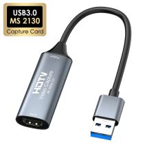 Scheda di acquisizione video USB3.0/2.0 MS2130 4K HDTV 1080 @ 60Hz Gioco Grabber Record per Switch Xbox PS4/5 Trasmissione in diretta