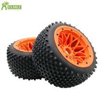 Front or Rear Tire Assembly or Nylon Wheel Hub or Beadlock Ring for 1/5 HPI ROFUN BAHA ROVAN KM BAJA 5B Rc Car Toys Games Parts