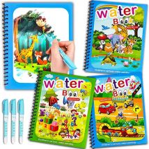 Magiczna książka do rysowania wodą zabawki Montessori kolorowanka wielokrotnego użytku magiczna