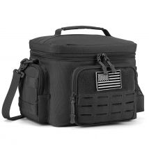 Bolsa térmica táctica para exteriores, fiambrera resistente para trabajo, bolsa de almuerzo duradera con aislamiento a prueba de fugas para hombres, comida, Camping, Picnic