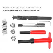 Gewinde-Reparatur-Set, Edelstahl, gedrehter Bohrschlüssel, Gewindebohrer-Einführwerkzeug, M16 x 1,5, Gewinde-Einführwerkzeug, Gewinde-Reparatur-Set