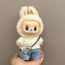 Adatto per vestiti Labubu da 17 cm Tuta carina Gonna vestito V1 V2 V3 Accessori di abbigliamento fai da te Regali creativi per bambini
