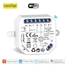 LoraTap Tuya Smart Life Tende per tende Interruttore per tapparelle Modulo relè App Controllo remoto Funziona con Alexa Google Assistant