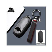 ABS Carbon Fiber Car Key Case Cover Protector for Bmw Mini Countryman Cooper One 23 -24 Remote Accessories Holder Shell Keychain