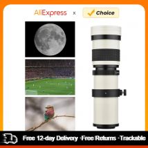 Kamera mf super tele zoomobjektiv f/1/4-16 8,3-420mm t halterung mit 800 gewinde für canon nikon sony fujifilm olympus kameras