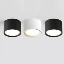 Faretto da incasso a soffitto moderno nordico a montaggio superficiale faretto da soffitto a LED a tre luci di conversione del colore faretto da incasso a LED per interni