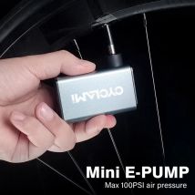 CYCLAMI A3 Mini Elektrische Luftpumpe Tragbare Fahrrad Cordless FV AV Inflator Presta Schrader Ventil Outdoor Straße MTB Fahrrad Aluminium