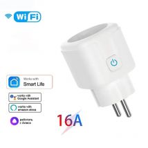 Tuya Wifi Presa Intelligente Spina UE 16/20A Monitor di Alimentazione Telecomando APP SmartLife Funziona con Alexa Yandex Alice Google Assistant