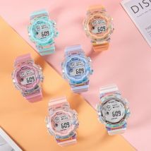 Sports Kids Watches LED Digital Watch for Boys and Girls Sports Clock Alarm Luminous Students Electronic Wristwatch Gifts
