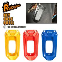 160 PCX 160 Motorrad Fernbedienung Schlüssel Schutzhülle Abdeckung Shell Für Honda PCX 160 160 PCX CNC Aluminium Keyless Halter Kappe