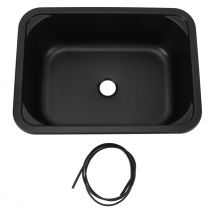 Rv Spüle 12l 15x11x5,7 in Einzels ch üssel Edelstahls püle mit 40mm Abfluss loch für Boot Caravan rv Wohnmobil Waschbecken Waschbecken