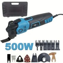 Strumento oscillante antivibrante da 500 W, velocità libera a sei velocità 3,5 ° angolo oscillante, adatto per lucidare il legno e raschiare i liquami d'acqua