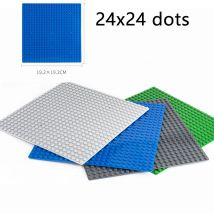 Klassische Grundplatten 24*24 Punkte Bausteine Platte Montage Ziegel Grundplatte Kompatibel mit Lego Bausteine Spielzeug