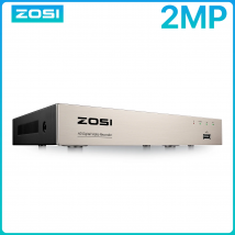 ZOSI H.265+ 8CH 3K Lite 4 en 1 grabadora de vídeo de vigilancia analógica/AHD/TVI/CVI sistema CCTV DVR para cámaras de seguridad 720P, 1080P