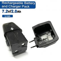 7,2V 2000mAh Li-Ionen Staubsauger Ersatz-Akku und Ladegerät Set für Ontel Swivel Sweeper G1 & G2