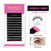 TDANCE Faux mink individual eyelash lashes maquiagem cilios for professionals soft mink eyelash extension