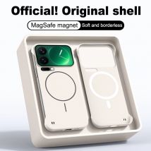Ultra Thin PC Matte Frameless Case For Magsafe Xiaomi 17 Pro Max 15 14 13 13T 12 12X 11 Pro Ultra Magnetic Shockproof Cover