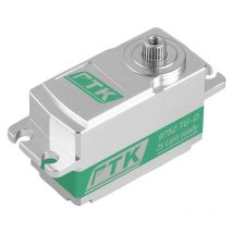 PTK 9752TG-D Servo in Metallo 1/8 1/10 per Auto RC, Servo Sportivo Piatto per Drift, Servo ad Alta Velocità a Basso Profilo