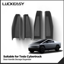 Für Tesla Cybertruck 2024 2025 Auto Türgriff Lagerung Box Auto Innen Zubehör ABS Vorne Hinten Tür Lagerung Organizer Fach
