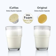 Milch kapsel für nescafe dolce gusto wieder verwendbarer Kaffee milch filter DIY Tool Crema Kaffee pad