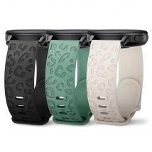 20 mm Leoparden-Silikonarmband für Samsung Galaxy Watch 7 6 5 4 40 mm 44 mm Classic 43 47 mm weiches Armband für Active 2 3 41 mm