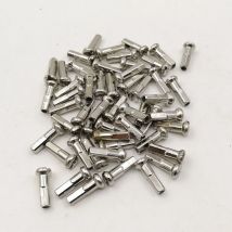 14/15G Diameter 1.8 mm Sliver Color Brass Material Bicycle Spoke Nipples With 14.2 mm Length Spoke Caps For Mountain Bike Wheels