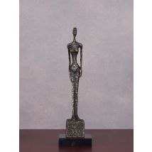 Bronze Standing Woman Skeleton Statue by Giacometti Famous Sculpture Art Handmade Replica for Home Decoration Collection 42cm