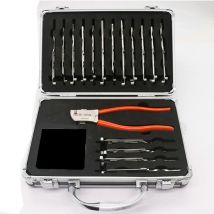 Original LISHI 16 PCS 2 in 1 Auto Car Tool Lock Decoder Locksmith Tools with Suitcase