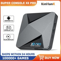 Super Console X2 Pro Retro konsola do gier wideo z 100000 + Gry dla konsoli do gier retro