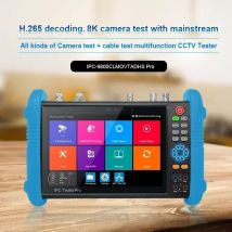 Professional CCTV tester IPC9800CLMOVTADHS CCTV tester IP Camera Tester with 8MP TVI, AHD, CVI, EX-SDI With HDMI input/output