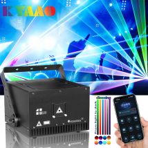Spedizione veloce Matrimonio Laser Disco 10W 12W RGB Illuminazione scenica professionale Club Bar Forte raggi Proiettore laser 3D
