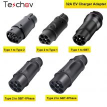 EV Charger Adapter Convertor Type 1 to Type 2 EV SAE J1772  Type 1 to GBT EV Charger Connector for Type 2 to Type 1 Electric Car