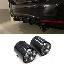 1 PCS Für BMW M2 F87 M3 F80 M4 F82 F83 Auspuffrohr Geändert Carbon Faser Endrohr Schalldämpfer Rohr tipps Düse ID 70mm