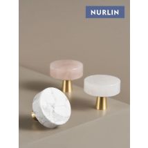 Nurlin Messing Marmor Kristall Jade Schränke Kleiderschrank Tür Schubladen Weiß Rosa Naturstein Knöpfe