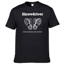 Band Skrew drivers T Shirt 100 % Baumwolle Herren Shirt N00