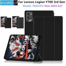 HUWEI Fall Für Lenovo Legion Y700 2025 Spiel Tablet Zurück Fall Funda Für LEGION Y700 3rd Gen 8,8 zoll TB321FU Flip Stand Abdeckung