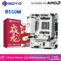 Scheda madre da gioco SOYO AMD B550 USB 3.2 PCIe 4.0 NVME Supporto scheda madre DDR4 ARGB a doppio canale presa AM4 CPU 5600X/5700X