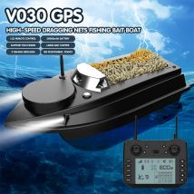 LOKEEVAN V030 Barca da pesca GPS HD grande schermo 12V barca da pesca telecomandata 180 punti Bait Trawler con telecomando ad alta velocità
